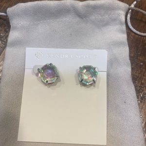 Kendra Scott dichroic glass studs- beautiful!!